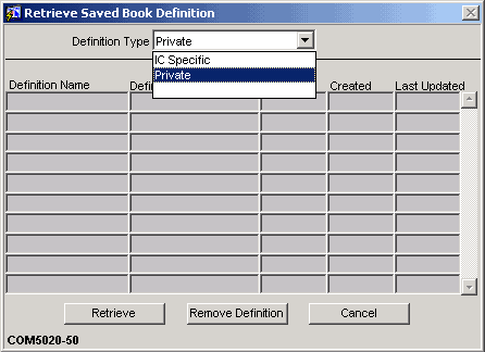 ICSTORe screen shot (summarized above)
