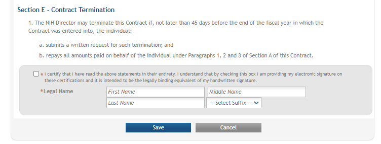 Certify & Submit--bottom of screen