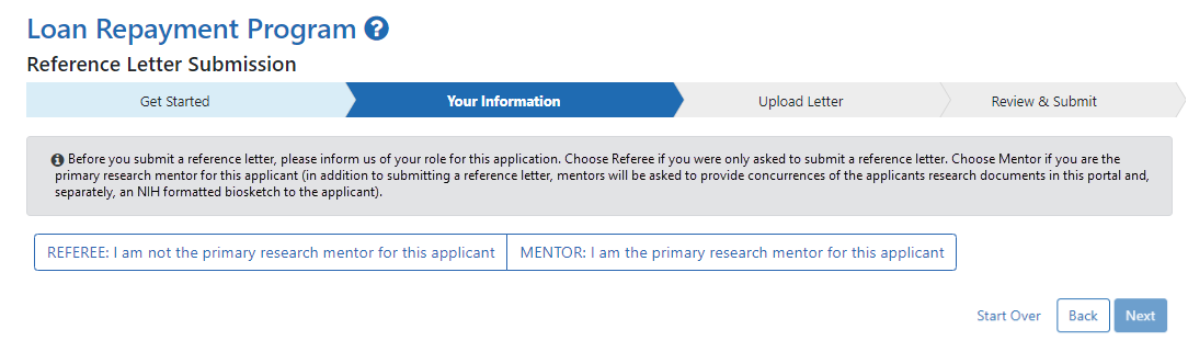 Specify if you are a mentor or not