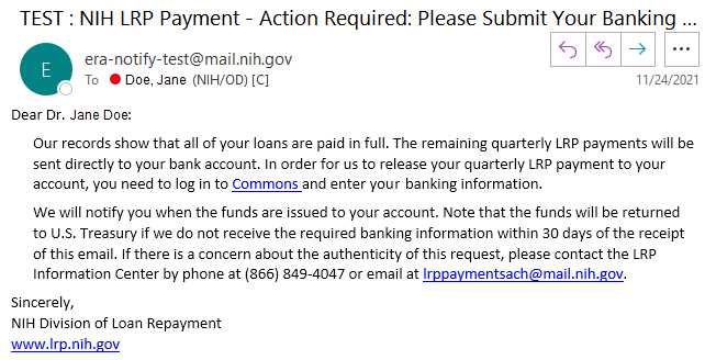 Please Submit Your Banking Information Email