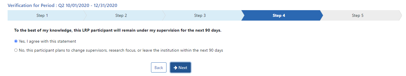 Participant Will Remain Under Your Supervision Question 