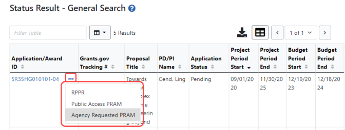 IC Requested PRAM link