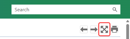 Image shows the Expand All/Collapse All button above the breadcrumbs