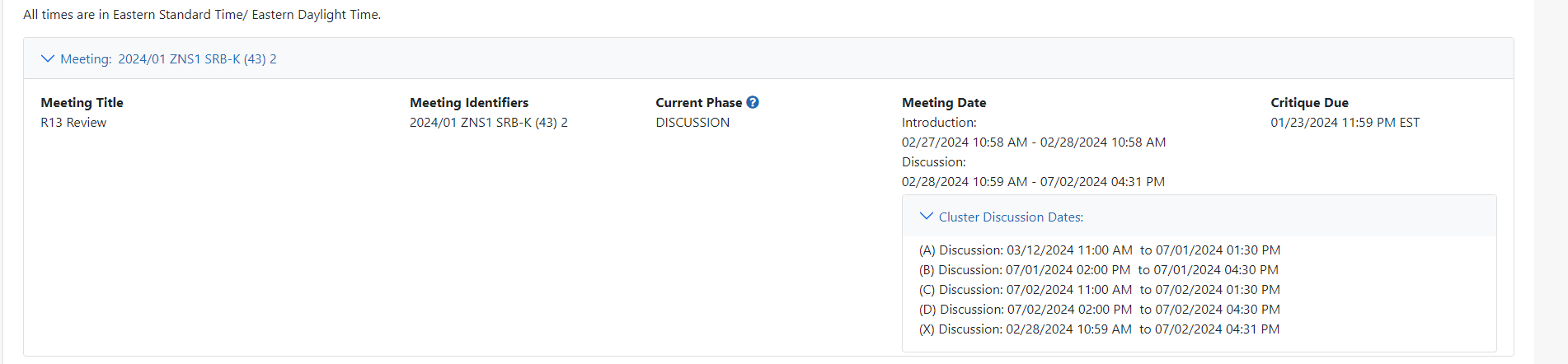 VM Meeting Dashboard Meeting Information area of screen. VM Meeting Dashboard Meeting Information area of screen.