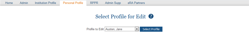 Select Profile