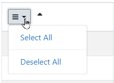 Select All or Deselect All options under the bulk actions tool