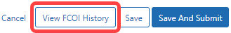 Showing buttons on View Report screen with View FCOI History button circled