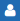 Person icon that appears in eRA Commons banner, which shows user name, ID, organizations, and roles