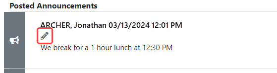 Edit icon appears when cursor is placed in the text field