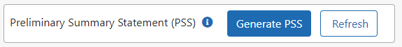 Generate PDD and Refresh buttons