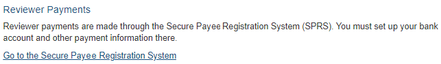 Reviewer Payments