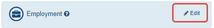 Edit Button on section header of Personal Profile