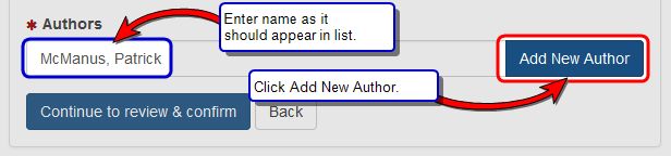 Manually add authors