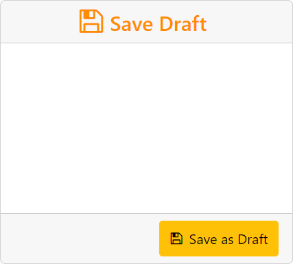 Save Draft pane