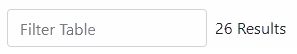Filter Table Field with Number of Found Results