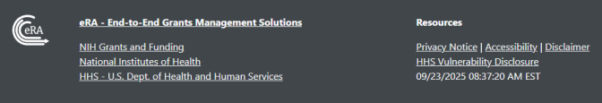 eRA Footer