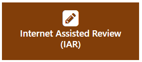 The IAR button on the eRA Commons landing page.