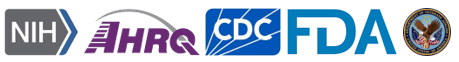 For NIH, AHRQ, CDC, FDA, VA