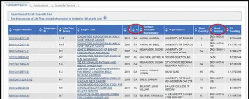 Screenshot of eRA Commons